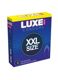 Презервативы увеличенного размера LUXE Royal XXL Size - 3 шт. - Luxe - купить с доставкой в Екатеринбурге