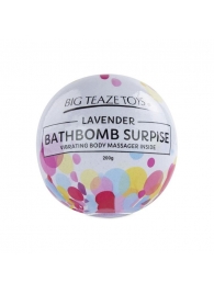 Бомбочка для ванны Bath Bomb Surprise Lavander + вибропуля - 