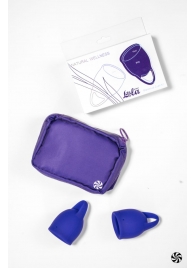 Набор из 2 синих менструальных чаш Iris - Lola Games - купить с доставкой в Екатеринбурге