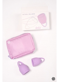 Набор из 2 сиреневых менструальных чаш Orchid - Lola toys - купить с доставкой в Екатеринбурге