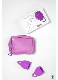 Набор из 2 лиловых менструальных чаш Tulip - Lola Games - купить с доставкой в Екатеринбурге