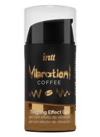 Жидкий интимный гель с эффектом вибрации Vibration! Coffee - 15 мл. - INTT - купить с доставкой в Екатеринбурге