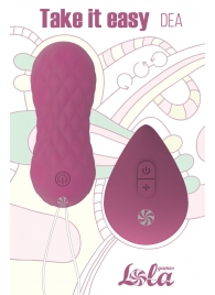 Фиолетовые вагинальные виброшарики Dea с пультом ДУ - Lola Games