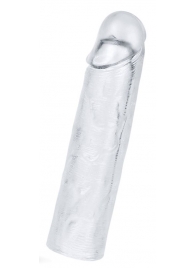 Прозрачная насадка-удлинитель Flawless Clear Penis Sleeve Add 1 - 15,5 см. - Lovetoy - в Екатеринбурге купить с доставкой