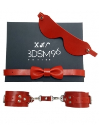 БДСМ-набор в красном цвете  Джентльмен - BDSM96 - купить с доставкой в Екатеринбурге