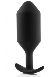 Черная анальная пробка для ношения B-vibe Snug Plug 6 - 17 см. - b-Vibe