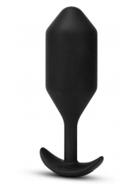Черная вибропробка для ношения Vibrating Snug Plug 5 - 16,5 см. - b-Vibe