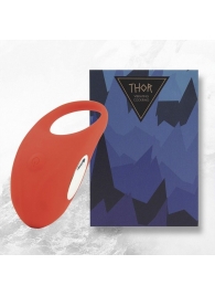 Красное кольцо с вибрацией Thor Cockring - FeelzToys - в Екатеринбурге купить с доставкой