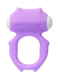Фиолетовое виброкольцо на пенис Zort - A-toys - в Екатеринбурге купить с доставкой