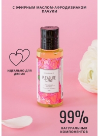 Массажное масло Pleasure Lab Delicate с ароматом пиона и пачули - 50 мл. - Pleasure Lab - купить с доставкой в Екатеринбурге