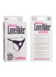 Трусы для страпона с универсальным креплением Universal Love Rider Luxe Harness - California Exotic Novelties - купить с доставкой в Екатеринбурге