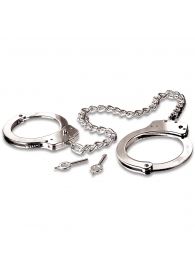 Металлические наручники Metal Leg Cuffs - Pipedream - купить с доставкой в Екатеринбурге