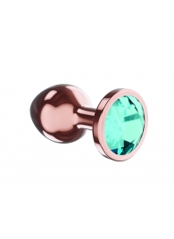 Пробка цвета розового золота с малиновым кристаллом Diamond Topaz Shine L - 8,3 см. - Lola Games - купить с доставкой в Екатеринбурге