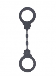 Темно-серые силиконовые наручники - Le Frivole - купить с доставкой в Екатеринбурге