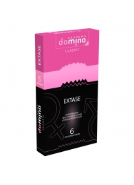 Презервативы с точками и рёбрышками DOMINO Classic Extase - 6 шт. - Domino - купить с доставкой в Екатеринбурге