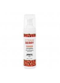 Разогревающее массажное масло  с ароматом клубники Gourmet Strawberry - 50 мл. - Exsens - купить с доставкой в Екатеринбурге