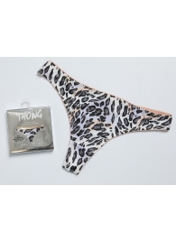 Классические трусики-стринги с леопардовым принтом - Heidi Klum купить с доставкой