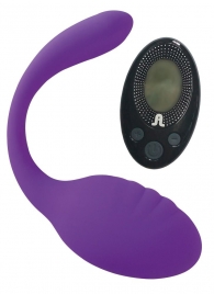 Фиолетовое виброяйцо Smart Dream II + LRS с пультом ДУ - Adrien Lastic