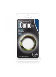 Эрекционное кольцо камуфляжной расцветки Silicone Camo Cock Ring - Blush Novelties - в Екатеринбурге купить с доставкой