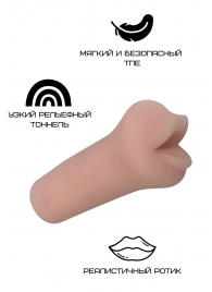 Реалистичный мастурбатор-ротик из реалистичного материала - Свободный ассортимент - в Екатеринбурге купить с доставкой