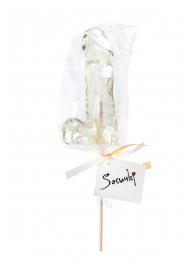 Прозрачный леденец в форме пениса со вкусом пина колада - Sosuчki - купить с доставкой в Екатеринбурге