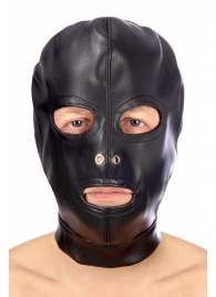 Маска-шлем с прорезями для глаз и рта - Fetish Tentation - купить с доставкой в Екатеринбурге