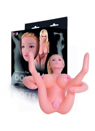 Надувная секс-кукла с реалистичной головой и поднятыми ножками - ToyFa - в Екатеринбурге купить с доставкой