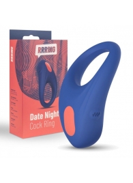 Синее эрекционное кольцо RRRING Date Night Cock Ring - FeelzToys - в Екатеринбурге купить с доставкой