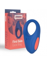 Синее эрекционное кольцо RRRING First Date Cock Ring - FeelzToys - в Екатеринбурге купить с доставкой