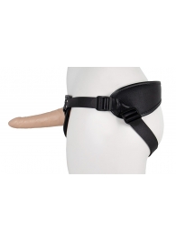 Пустотелый страпон Harness CLASSIC с бандажом - 15,5 см. - LOVETOY (А-Полимер) - купить с доставкой в Екатеринбурге