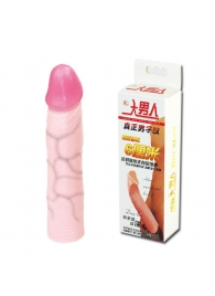 Удлиняющая насадка на пенис Deep Love - 21,5 см. - Baile - в Екатеринбурге купить с доставкой