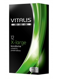 Презервативы увеличенного размера VITALIS PREMIUM x-large - 12 шт. - Vitalis - купить с доставкой в Екатеринбурге