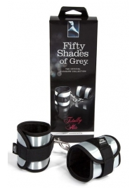 Серо-черные наручники Totally His - Fifty Shades of Grey - купить с доставкой в Екатеринбурге