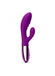 Фиолетовый вибромассажер-кролик Blend - 20,2 см. - Le Wand