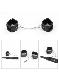 БДСМ-набор Deluxe Bondage Kit: наручники, плеть, кляп-шар - Lovetoy - купить с доставкой в Екатеринбурге
