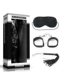 БДСМ-набор Deluxe Bondage Kit для игр: маска, наручники, плётка - Lovetoy - купить с доставкой в Екатеринбурге