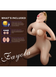 Надувная секс-кукла Fayola - Lovetoy - в Екатеринбурге купить с доставкой