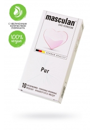 Супертонкие презервативы Masculan Pur - 10 шт. - Masculan - купить с доставкой в Екатеринбурге