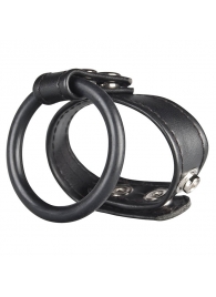 Двойное кольцо выносливости на пенис DUAL STAMINA RING - BlueLine - в Екатеринбурге купить с доставкой
