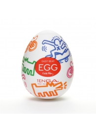 Мастурбатор-яйцо Keith Haring EGG STREET - Tenga - в Екатеринбурге купить с доставкой