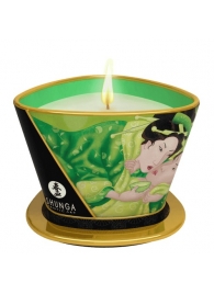 Массажная свеча Exotic Green Tea с ароматом зелёного чая - 170 мл. - Shunga - купить с доставкой в Екатеринбурге