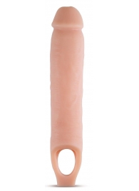 Телесная насадка на пенис 11.5 Inch Cock Sheath Penis Extender - 29,2 см. - Blush Novelties - в Екатеринбурге купить с доставкой
