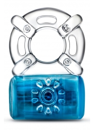 Синее эрекционное виброкольцо One Night Stand Vibrating C-Ring - Blush Novelties - в Екатеринбурге купить с доставкой