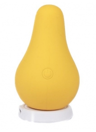 Желтый перезаряжаемый вибратор Juicy Pear - 8,2 см. - CNT