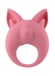 Розовое перезаряжаемое эрекционное кольцо Kitten Kiki - Lola Games - в Екатеринбурге купить с доставкой