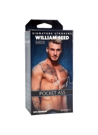 Телесный мастурбатор-анус William Seed Pocket Ass - Doc Johnson - в Екатеринбурге купить с доставкой
