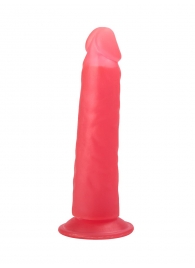 Розовый фаллоимитатор на подошве в виде присоски - 16,5 см. - LOVETOY (А-Полимер)