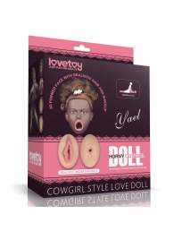Темнокожая секс-кукла с реалистичными вставками Cowgirl Style Love Doll - Lovetoy - в Екатеринбурге купить с доставкой