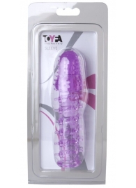 Фиолетовая насадка, удлиняющая половой член, BIG BOY - 13,5 см. - Toyfa Basic - в Екатеринбурге купить с доставкой