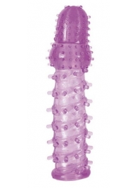 Фиолетовая насадка, удлиняющая половой член, BIG BOY - 13,5 см. - Toyfa Basic - в Екатеринбурге купить с доставкой